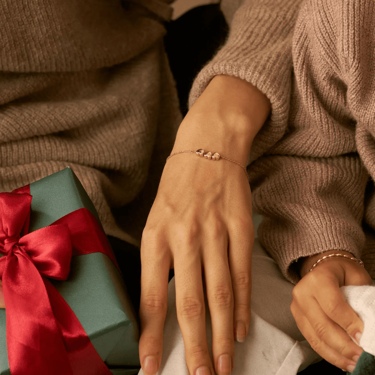 Spersonalizowana bransoletka z inicjałami w kształcie serca