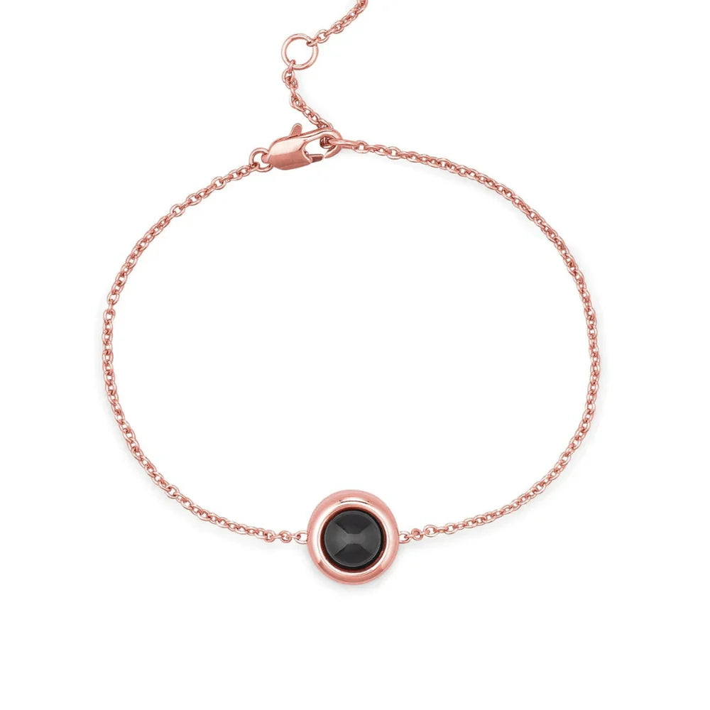 Spersonalizowana bransoletka ze zdjęciem na łańcuszku typu cable