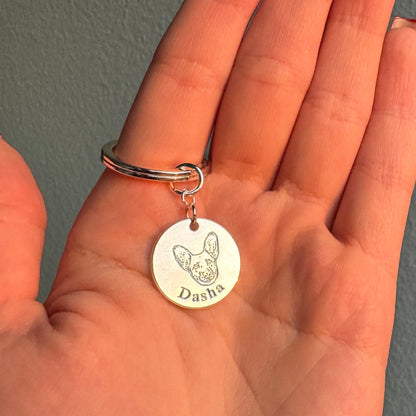 Spersonalizowany brelok z wizerunkiem pupila