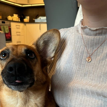 Spersonalizowany naszyjnik z wizerunkiem pupila