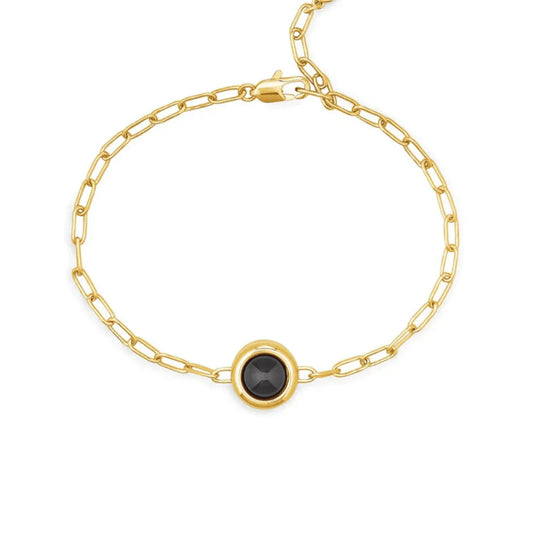 Spersonalizowana bransoletka ze zdjęciem na łańcuszku typu paperclip