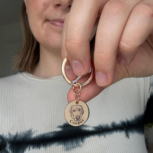 Spersonalizowany brelok z wizerunkiem pupila