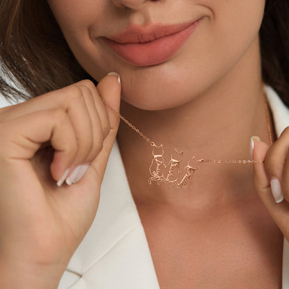 Spersonalizowany naszyjnik z imieniem kota