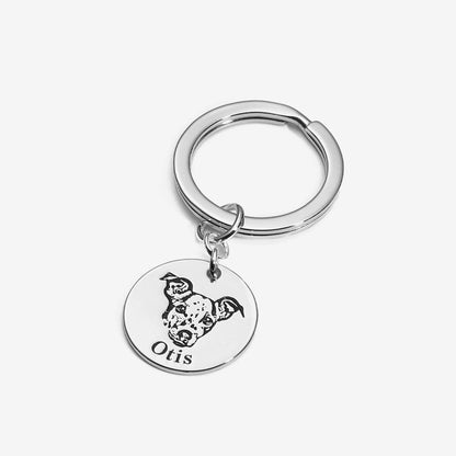 Spersonalizowany brelok z wizerunkiem pupila