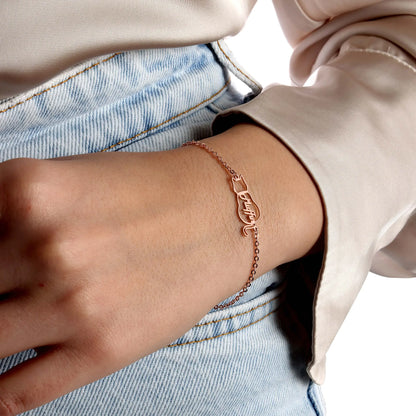 Spersonalizowana bransoletka z imieniem kota