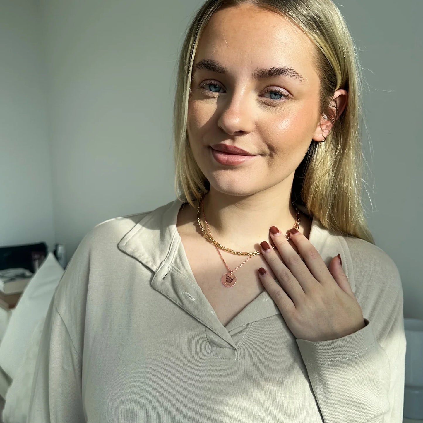 Spersonalizowany naszyjnik z wizerunkiem pupila