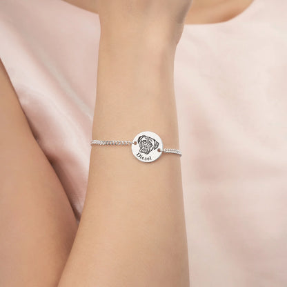 Spersonalizowana bransoletka z wizerunkiem pupila