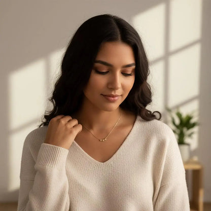 Spersonalizowany naszyjnik z inicjałami w kształcie serca