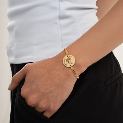 Spersonalizowana bransoletka z wizerunkiem pupila